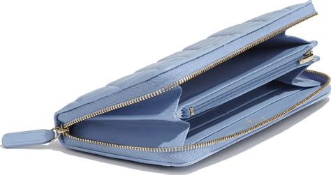 chanel wallet long blue|chanel zipped wallet small.